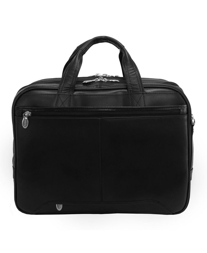 McKlein Pearson Expandable Double Compartment Laptop Briefcase - Macy's