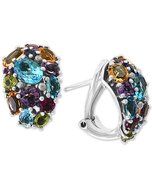 EFFY Collection EFFY® Multi-Gemstone (8-1/3 ct. t.w) Drop Earrings in ...