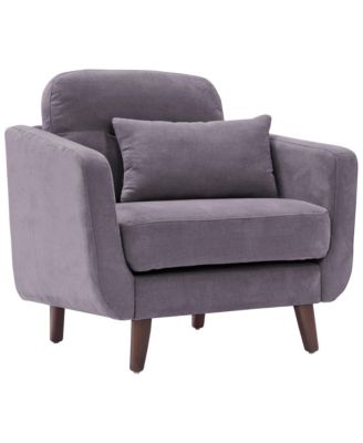 Elle D&eacute;cor 24" Mid-Century Modern Chloe Armchair