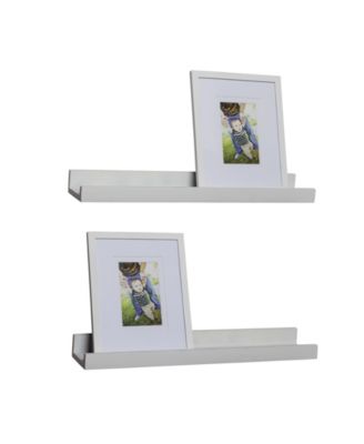 Danya B Set Of 2 Ledge Shelves With 2 Photo Frames - Macy's