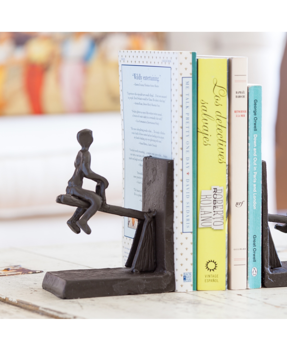 Danya B. See-Saw Metal Bookend Set