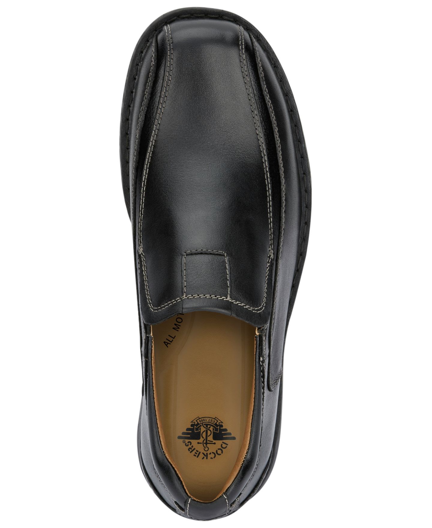 Мужские туфли Dockers Agent Bike Toe Loafer, цвет: Чёрный — фото 6