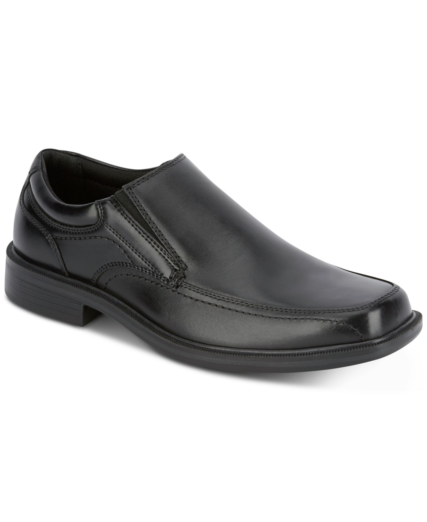 Мужские туфли Dockers Edson Faux Leather Slip-On, цвет: Чёрный — фото 9