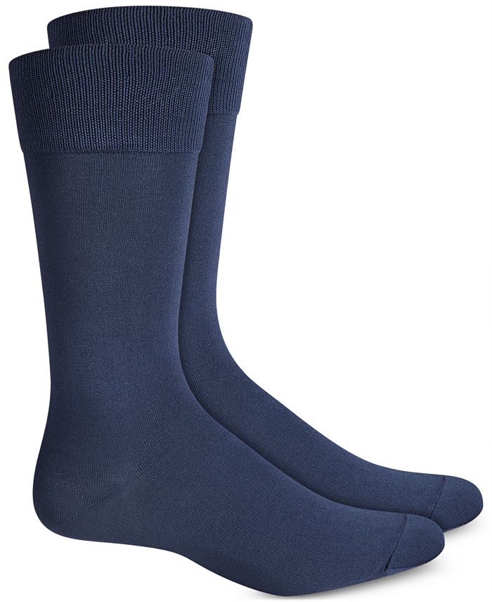 Perry Ellis Portfolio - Socks, Microluxe Flat Knit 2 Pack