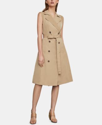 BCBGMAXAZRIA Taffeta Coat Dress - Macy's