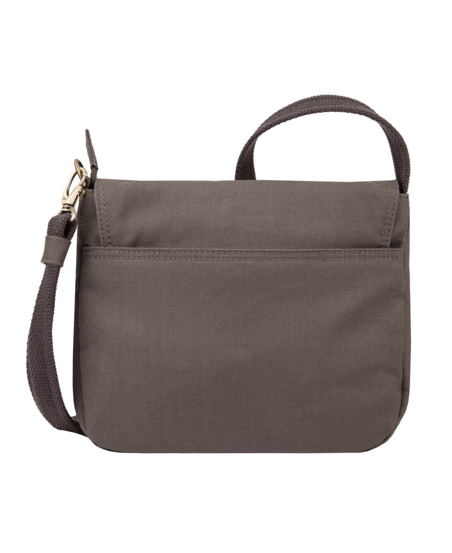 Сумка Travelon Anti-Theft Courier Saddle Crossbody, цвет: Тёмный бежевый — фото 2