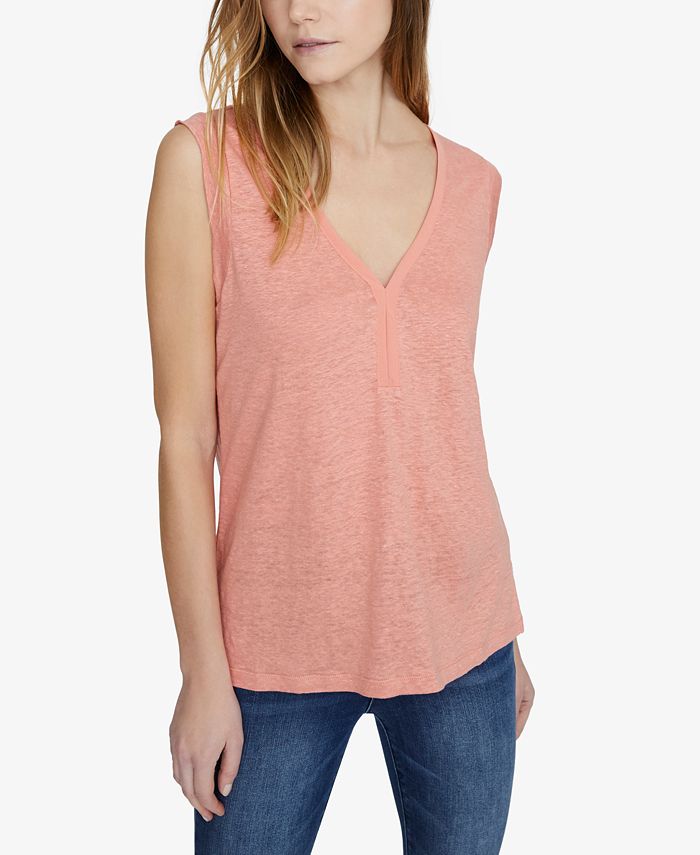Sanctuary Laura V Neck Solid T Shirt Macy s