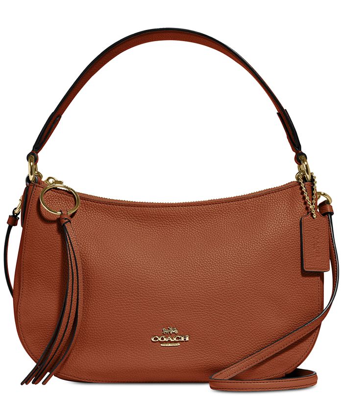 COACH Sutton Crossbody in Polished Pebble Leather Macy's