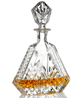 Godinger Dublin Triangular Crystal Decanter - Macy's