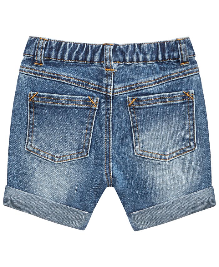 First Impressions Baby Boys Rolled Cuff Denim Shorts, Created for Macy ...