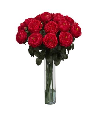 Nearly Natural - Fancy Rose Silk Flower Arrangement