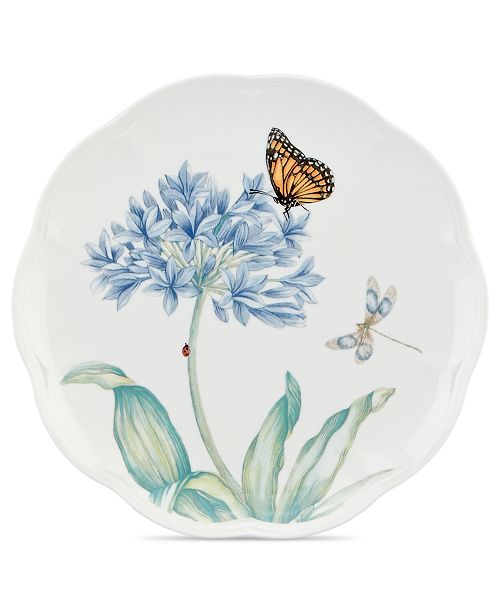 Lenox Dinnerware, Butterfly Meadow Blue Salad Plate & Reviews
