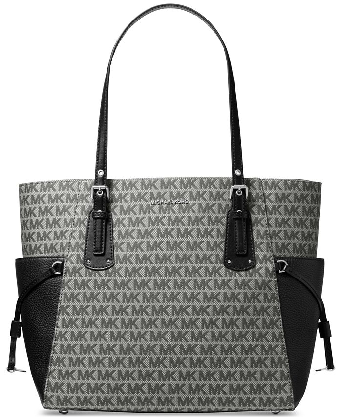 Michael kors voyager east west leather tote bag women laptop handbag  compatible