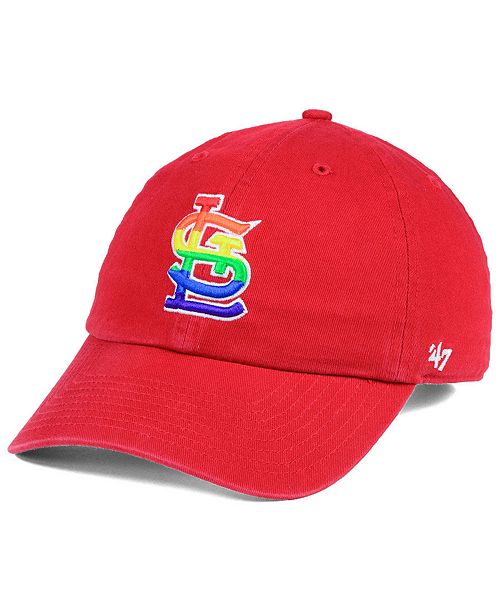 47 Brand St Louis Cardinals Pride Clean Up Strapback Cap Reviews Sports Fan Shop By Lids Men Macy S