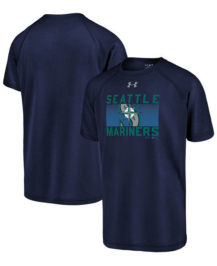 Under Armour Big Boys Seattle Mariners Logo Tech T-Shirt - Macy's