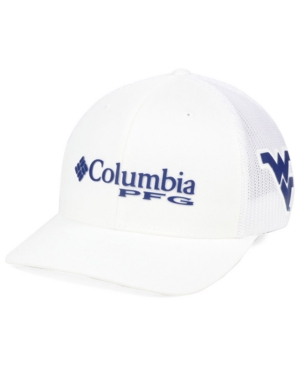 COLUMBIA WEST VIRGINIA MOUNTAINEERS PFG STRETCH FITTED CAP