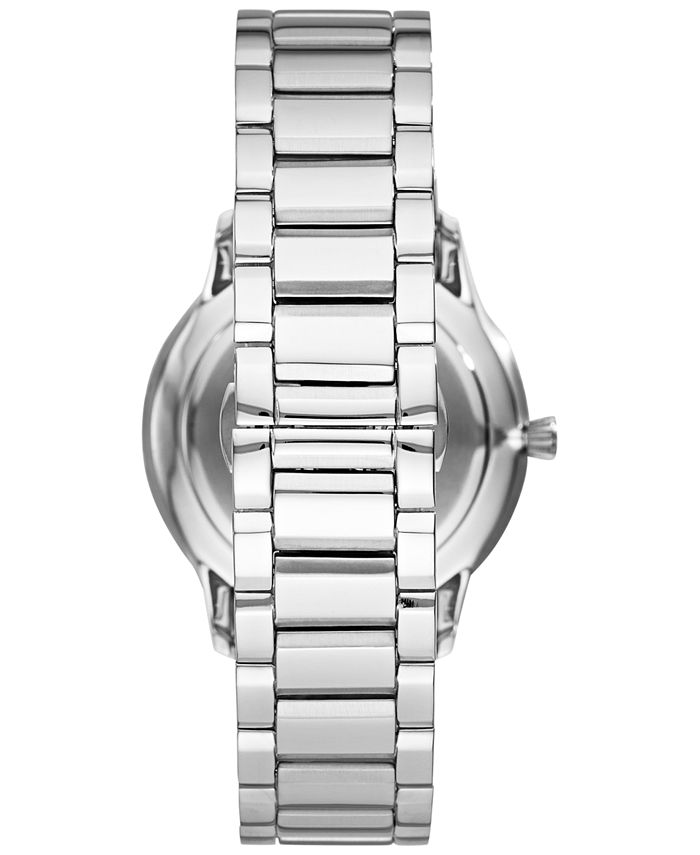 Emporio Armani Men's Stainless Steel Bracelet Watch 44mm & Reviews ...