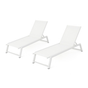 NOBLE HOUSE BELLE OUTDOOR CHAISE LOUNGE (SET OF 2)