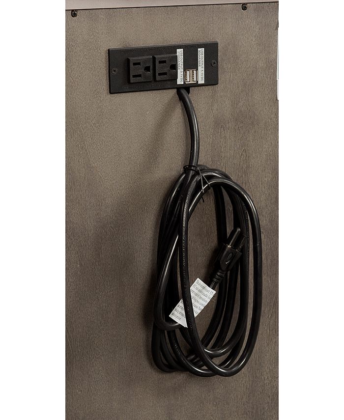 Furniture Newport USB Outlet Nightstand, Created for Macy's Macy's