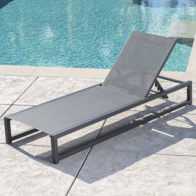 Modesta Outdoor Chaise Lounge