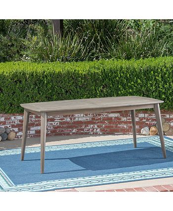 Noble House - Sunqueen Outdoor Dining Table, Quick Ship