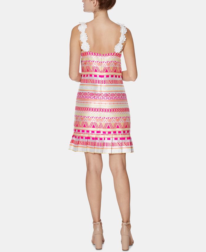 Laundry by Shelli Segal FlowerStrap Jacquard Dress Macy's