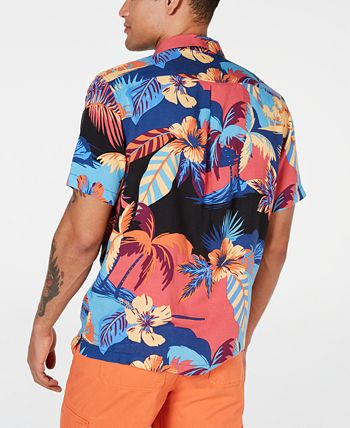 American Rag Men's Tropical Dual Pocket Shirt, Created for Macy's - Macy's