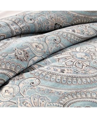 Classic Paisley 3-Pc. Duvet Cover Set, Full/Queen