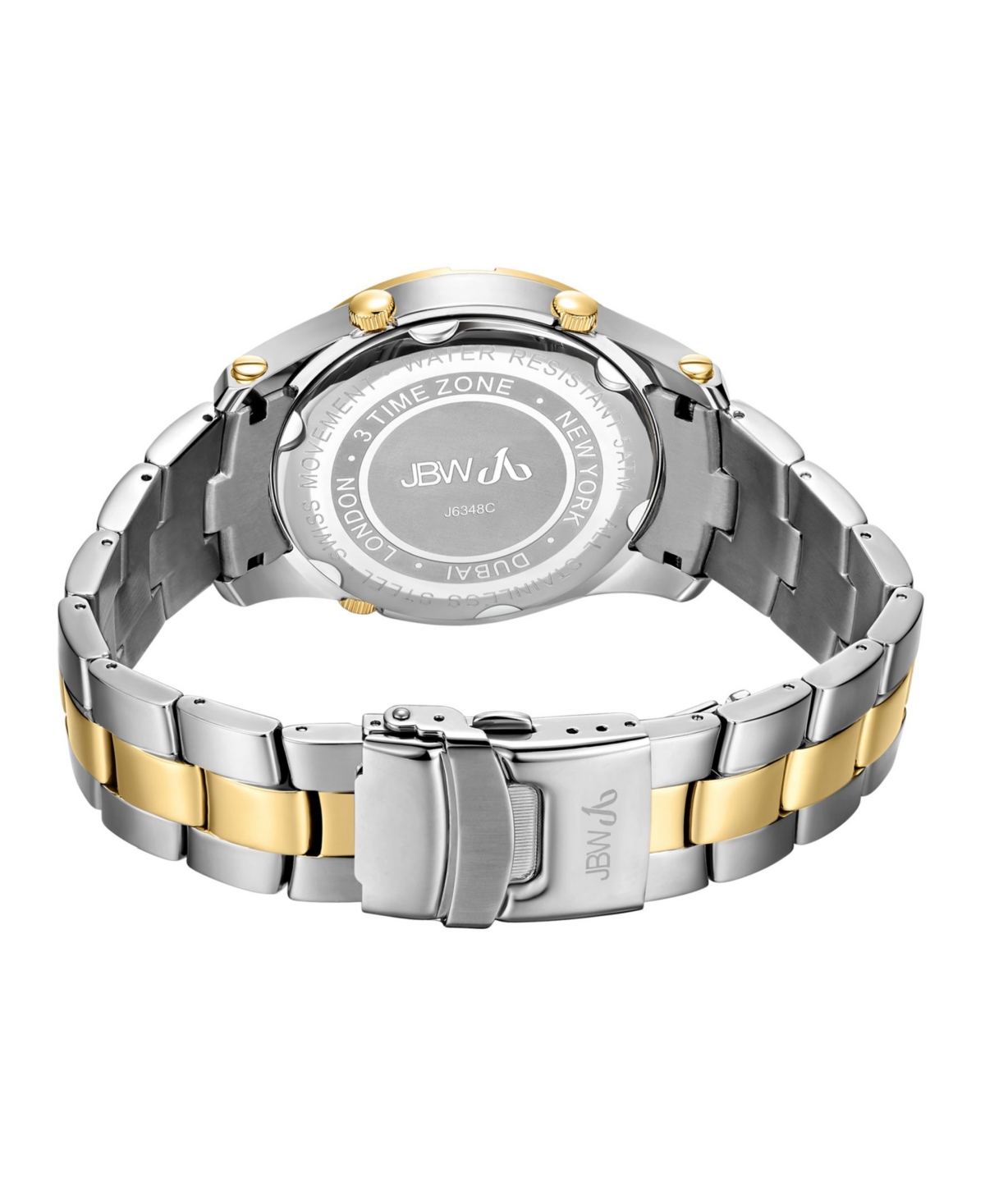 Jbw Men's Jet Setter Iii Diamond (1 ct.t.w.) Stainless Steel Watch