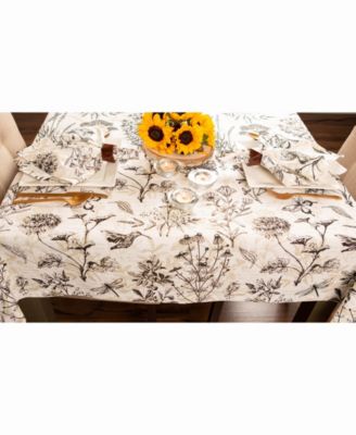 Botanical Print Table cloth 60" X 84"