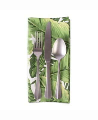 Banana Leaf Print Napkin Set of 6