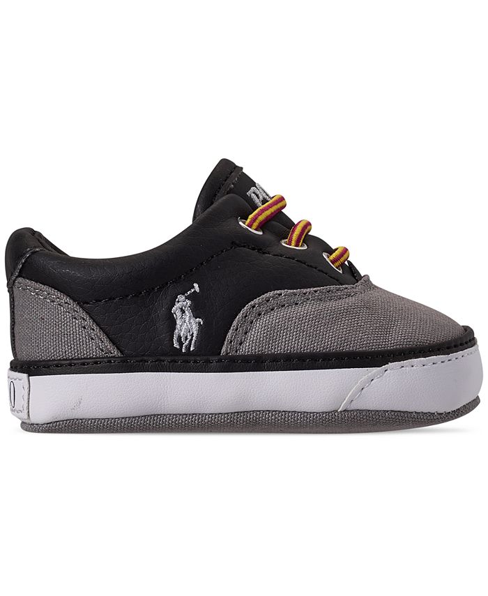 Polo Ralph Lauren Baby Boys' Vaughn II Layette Slip-On Casual Sneakers ...