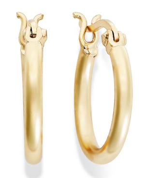 Giani Bernini 18k Gold over Sterling Silver Hoop Earrings, 5/8