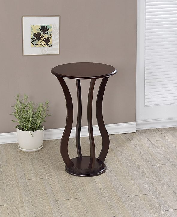 Coaster Home Furnishings Redlands Round Plant Stand Table ...