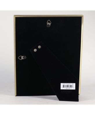 Antique Brass Picture Frame - Bead Border Design - 8" x 10"