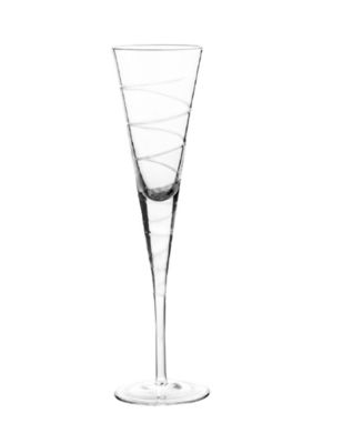 Qualia Glass Vortex Flutes, Set Of 4 - Macy's