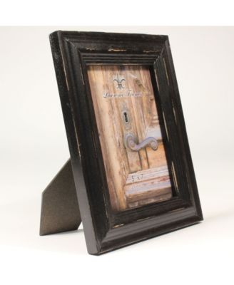 Weathered Black Wood Picture Frame - 5" x 7"