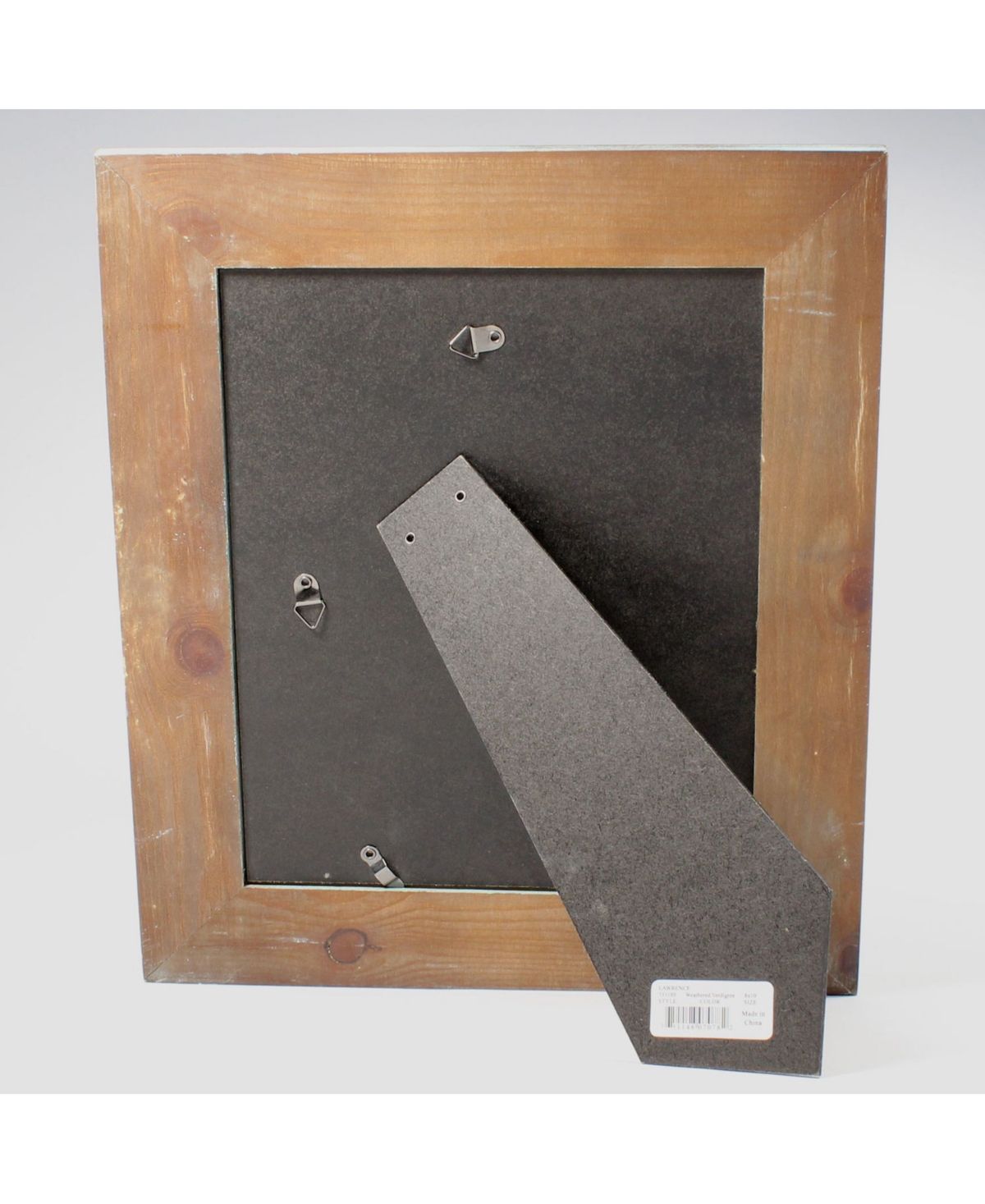 Lawrence Frames Weathered Wood with Verdigris Wash Picture Frame - 8" x 10"