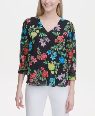 Calvin Klein - Floral-Print Blouse