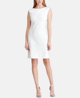 Lauren Ralph Lauren - Lace Cap-Sleeve Dress