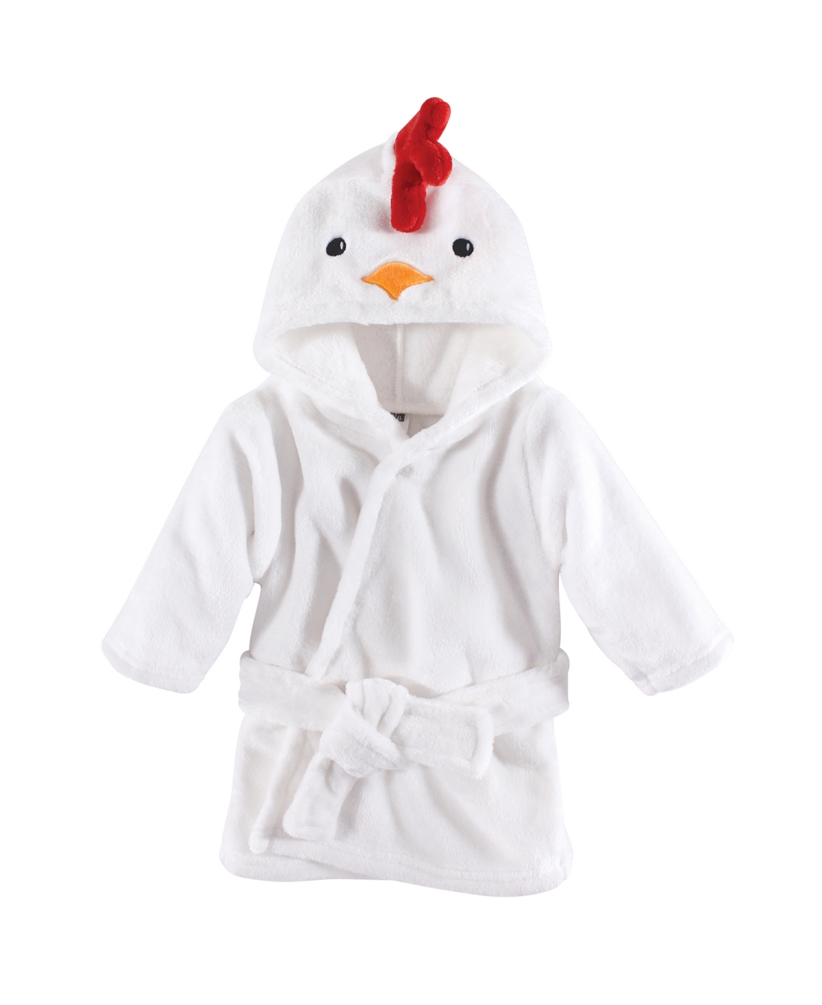 Hudson Baby Animal Face Hooded Bathrobe, Months