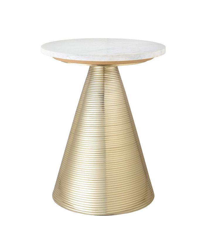 TOV Furniture Tempo Marble Side Table Macy's