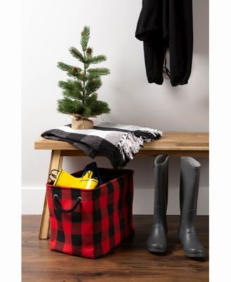 Design Imports Design Import Storage Bin Buffalo Check, Rectangle