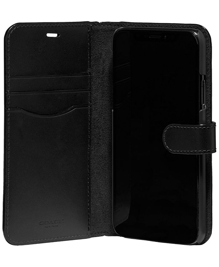 COACH iPhone X Leather Folio Macy's