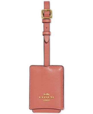 COACH Leather Luggage Tag Macy s