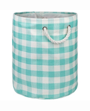 Design Import Paper Bin Checkers Round