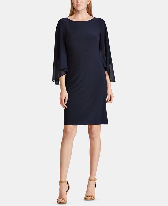 Lauren Ralph Lauren 3/4-Sleeve Dress - Macy's