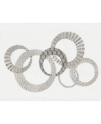 Linum Home - Turkish Cotton Annabelle Embellished Hand Towel