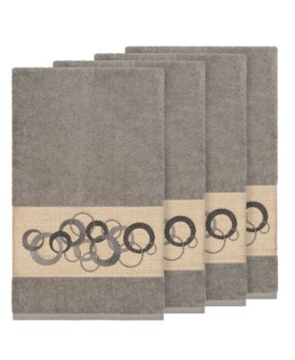 Turkish Cotton Annabelle 4-Pc. Embellished Bath Towel Set