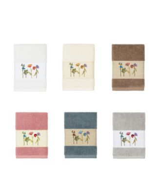 Turkish Cotton Serenity Embellished Washcloth